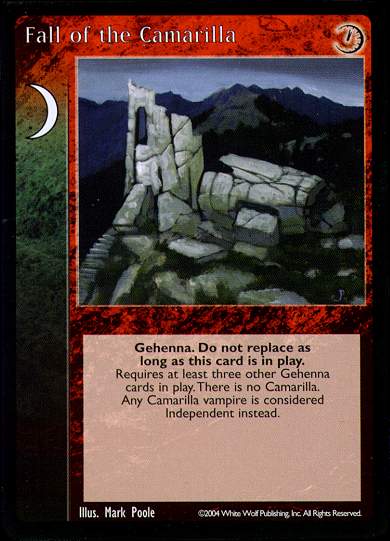 Fall of the Camarilla [Gehenna set] - VTES CCG