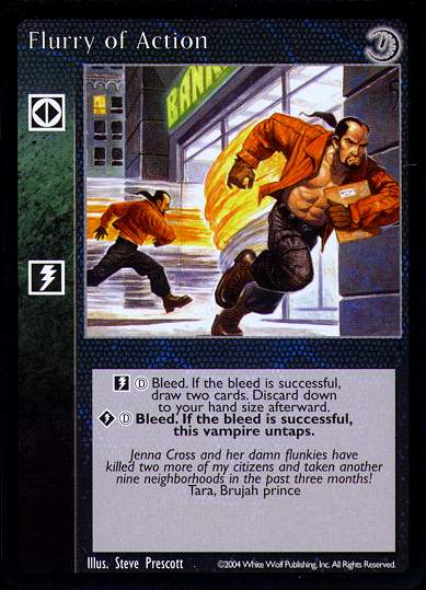 Flurry of Action [Gehenna set] - VTES CCG