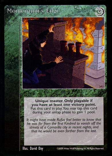 Momentum's Edge [Gehenna set] - VTES CCG