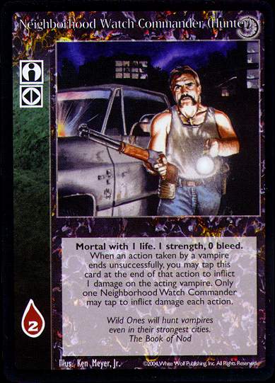 Neighborhood Watch Commander [Gehenna set] - VTES CCG