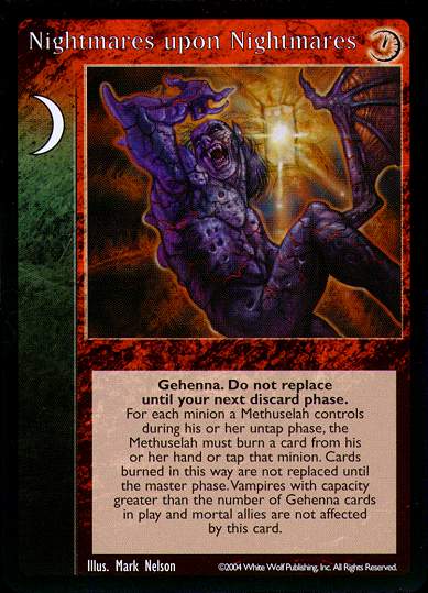 Nightmares upon Nightmares [Gehenna set] - VTES CCG