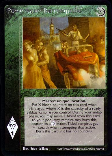 Powerbase: Barranquilla [Gehenna set] - VTES CCG