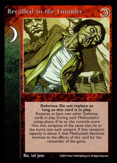 Recalled to the Founder [Gehenna set] - VTES CCG