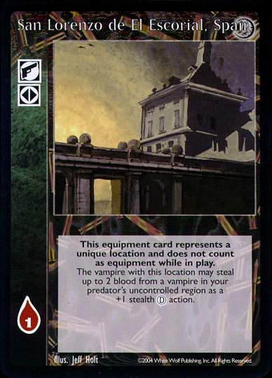 San Lorenzo de El Escorial, Spain [Gehenna set] - VTES CCG
