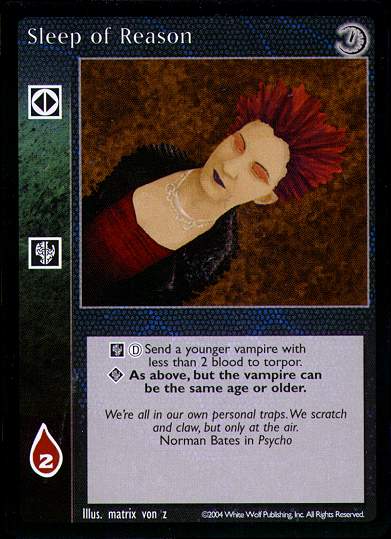 Sleep of Reason [Gehenna set] - VTES CCG