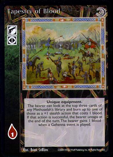 Tapestry of Blood [Gehenna set] - VTES CCG