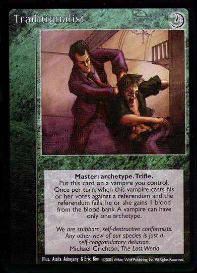 Traditionalist [Gehenna set] - VTES CCG