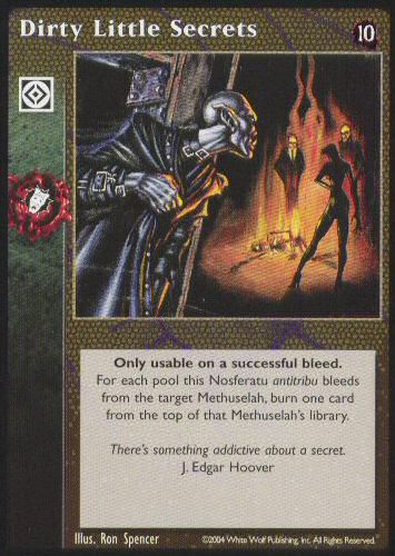 Dirty Little Secrets [Tenth set] - VTES CCG