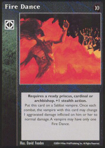 Fire Dance [Tenth set] - VTES CCG