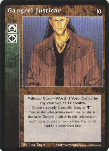 Gangrel Justicar [Tenth set] - VTES CCG