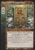 Giovanni Acceptance [Tenth set] - VTES CCG