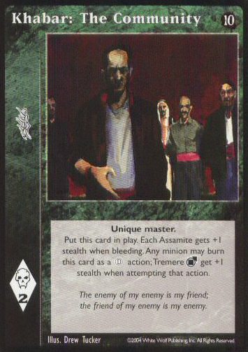 The Khabar: Community [Tenth set] - VTES CCG