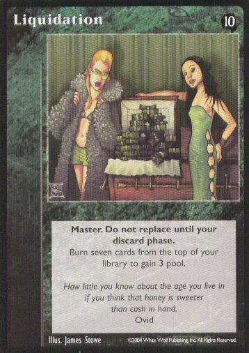 Liquidation [Tenth set] - VTES CCG