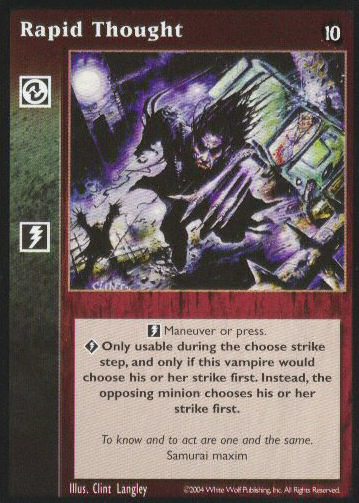 Rapid Thought [Tenth set] - VTES CCG