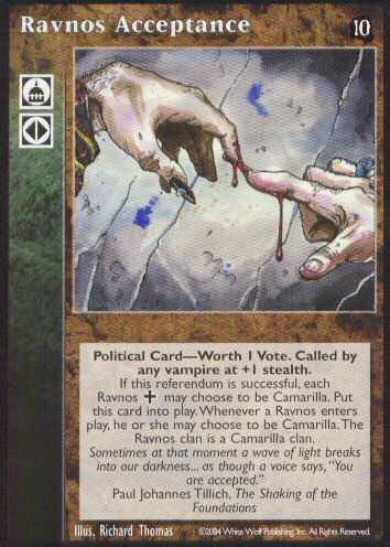 Ravnos Acceptance [Tenth set] - VTES CCG