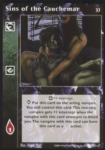 Sins of the Cauchemar [Tenth set] - VTES CCG