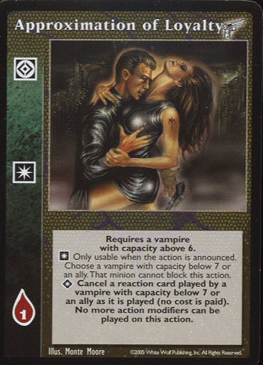 Approximation of Loyalty [KMW set] - VTES CCG
