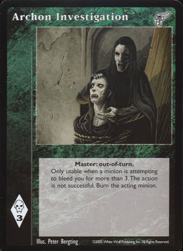 Archon Investigation [KMW set] - VTES CCG