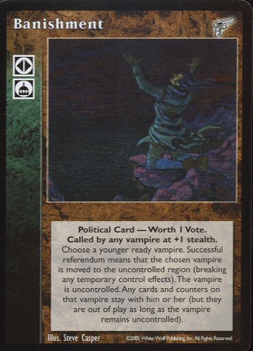 Banishment [KMW set] - VTES CCG