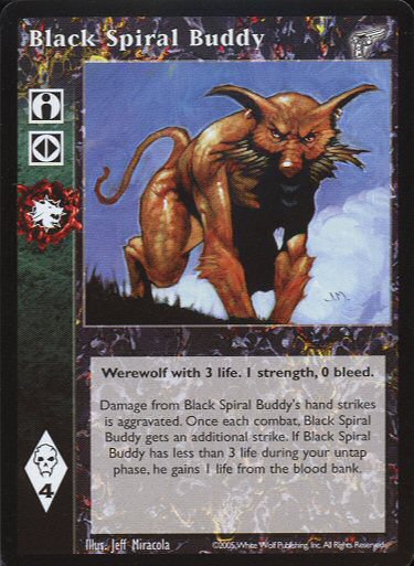 Black Spiral Buddy [KMW set] - VTES CCG