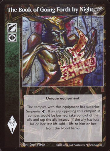 The Book of Going Forth by Night [KMW set] - VTES CCG