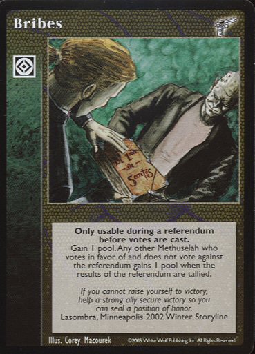 Bribes [KMW set] - VTES CCG