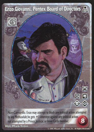 Enzo Giovanni, Pentex Board of Directors [DS set] - VTES CCG
