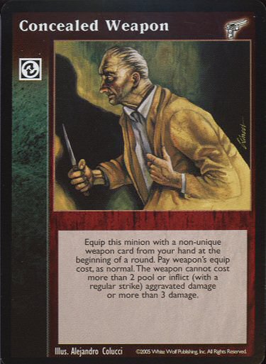 Concealed Weapon [KMW set] - VTES CCG