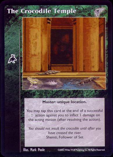 The Crocodile Temple [KMW set] - VTES CCG