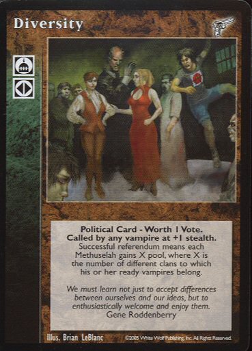 Diversity [KMW set] - VTES CCG