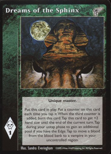 Dreams of the Sphinx [KMW set] - VTES CCG