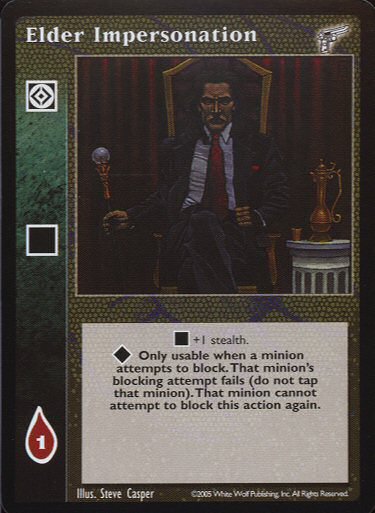 Elder Impersonation [KMW set] - VTES CCG