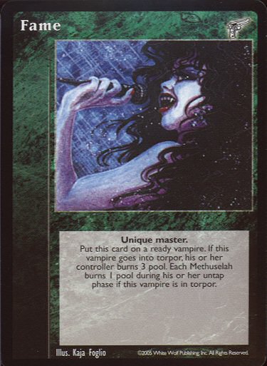 Fame [KMW set] - VTES CCG