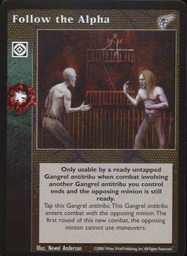 Follow the Alpha [KMW set] - VTES CCG