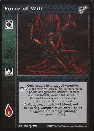 Force of Will [KMW set] - VTES CCG