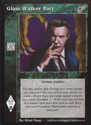 Glass Walker Pact [KMW set] - VTES CCG