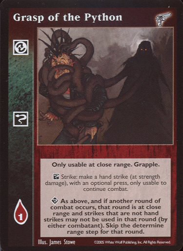 Grasp of the Python [KMW set] - VTES CCG