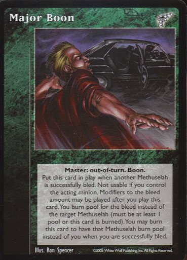 Major Boon [KMW set] - VTES CCG