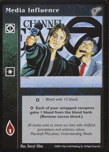 Media Influence [KMW set] - VTES CCG