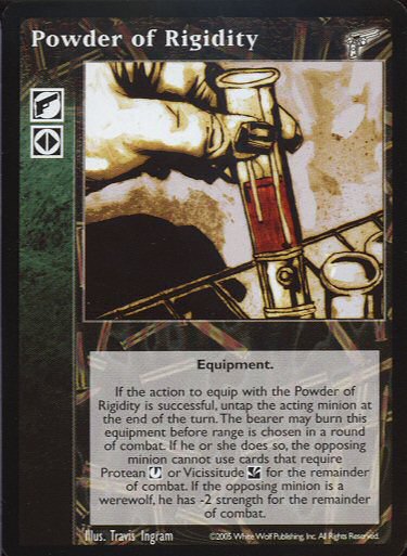 Powder of Rigidity [KMW set] - VTES CCG