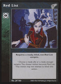 Red List [KMW set] - VTES CCG