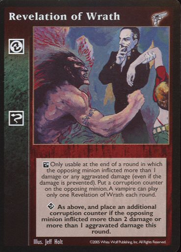 Revelation of Wrath [KMW set] - VTES CCG