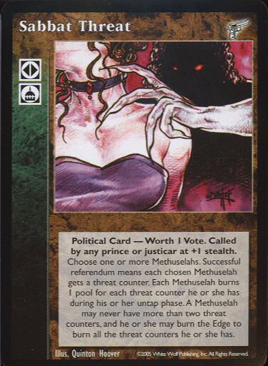 Sabbat Threat [KMW set] - VTES CCG