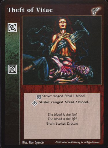 Theft of Vitae [KMW set] - VTES CCG