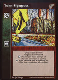 Torn Signpost [KMW set] - VTES CCG