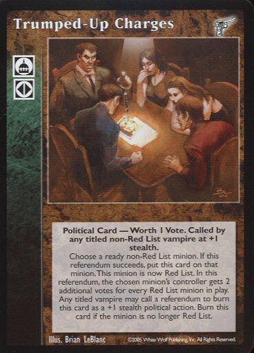 Trumped-Up Charges [KMW set] - VTES CCG