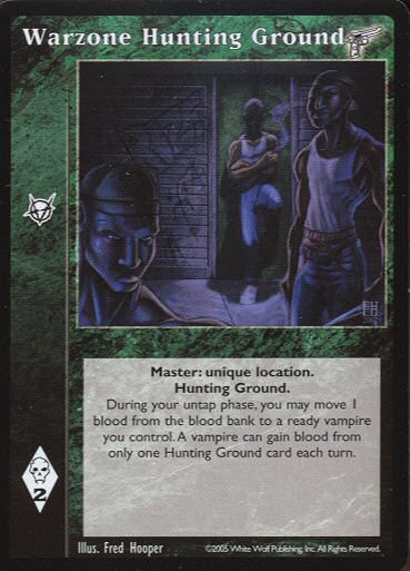 Warzone Hunting Ground [KMW set] - VTES CCG