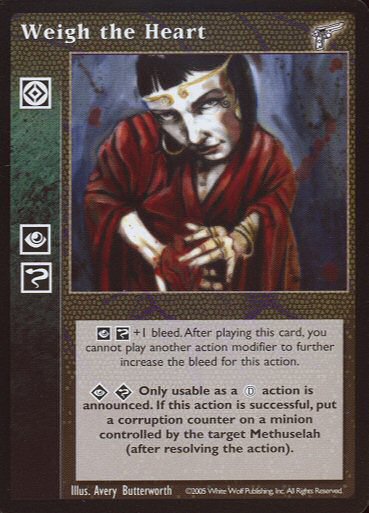 Weigh the Heart [KMW set] - VTES CCG