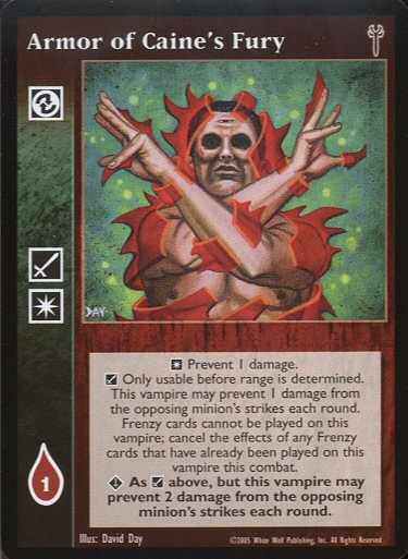 Armor of Caine's Fury [LoB set] - VTES CCG