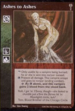 Ashes to Ashes [LoB set] - VTES CCG